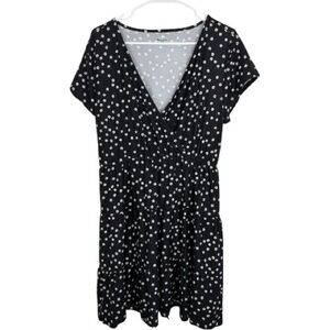 NWT No Boundaries Black & White Daisy Print Dress size XXL/20